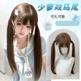 假发长卷发;长直发假发;假发片