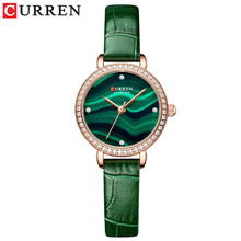 Curren/卡瑞恩9083女士手表 时尚女表 休闲皮带表 外贸手表