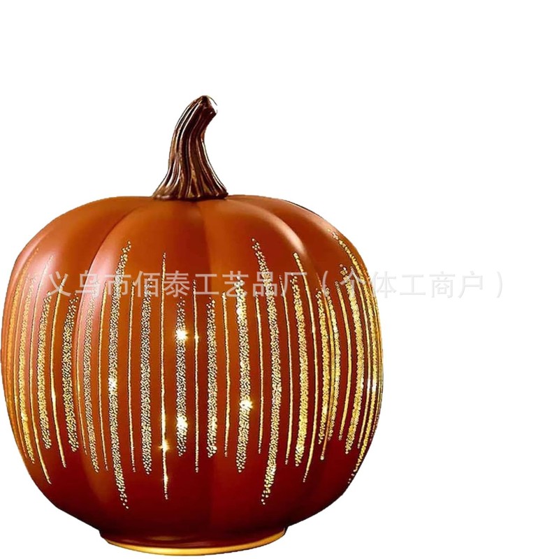 跨境新款Twinkle Light Pumpkins闪闪发光的南瓜家居摆件|undefined