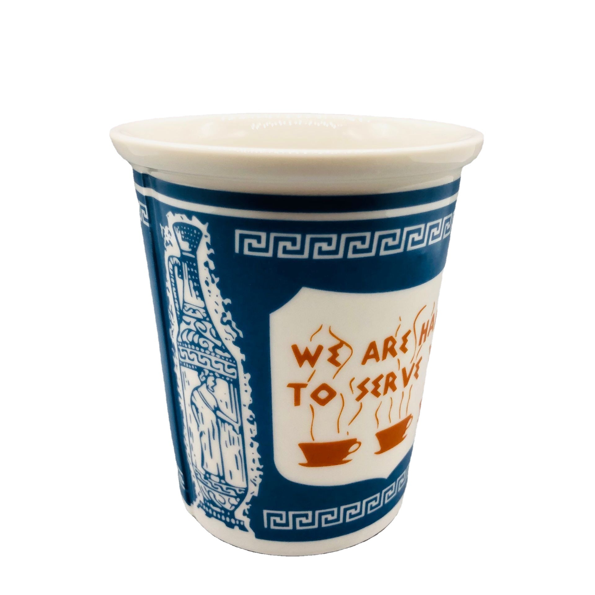 Nueva York icónica taza de papel taza de café