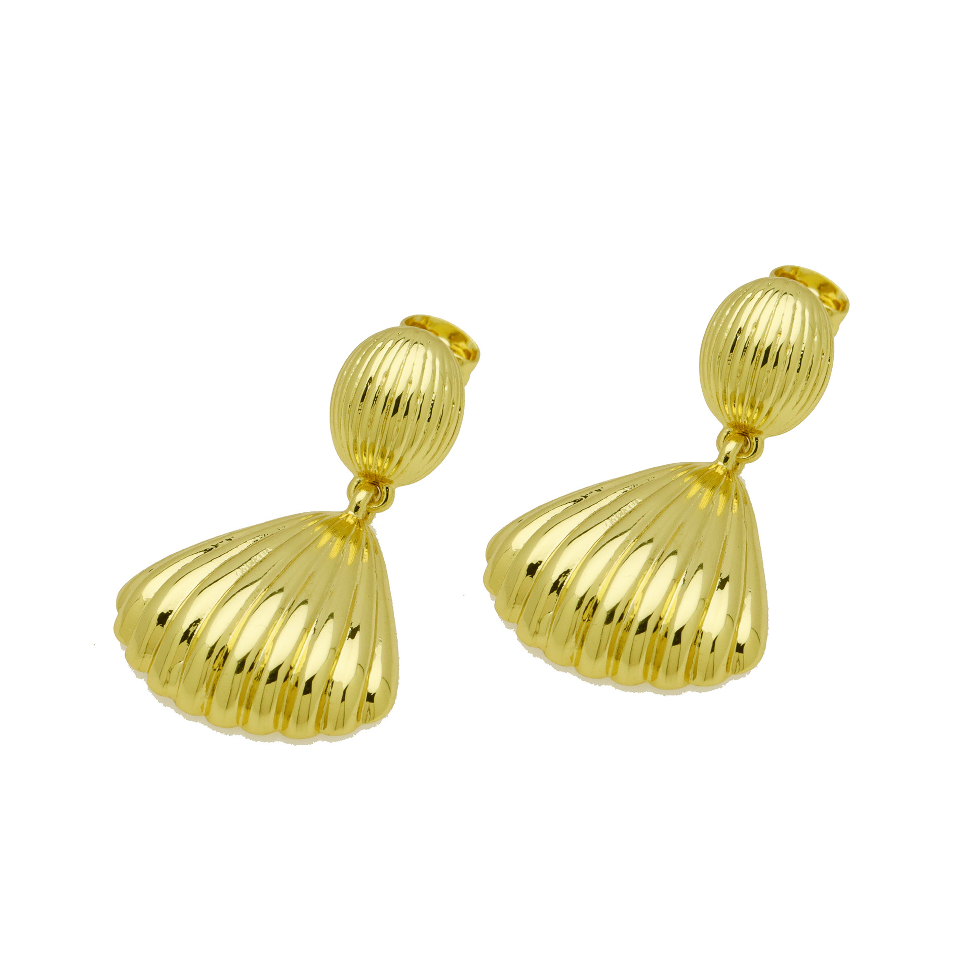11g Weight Copper Ear Needle Material Drop Earrings Classification 1 Pair Quantity Holiday, Banquet Occasion Copper Material Starfish, Shell Pattern All Seasons Season Women's Gender Plating Design Casual, Elegant, Lady Style 1 Pair Casual Elegant Lady Starfish Shell Plating Copper Drop Earrings 11