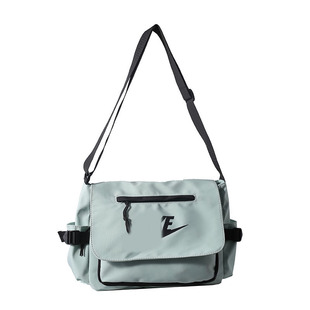 Large Capacity Women's Sports Satchel Sewing Strap Logo Nylon Hanging Bag Summer New Men's Storage Crossbody Bag