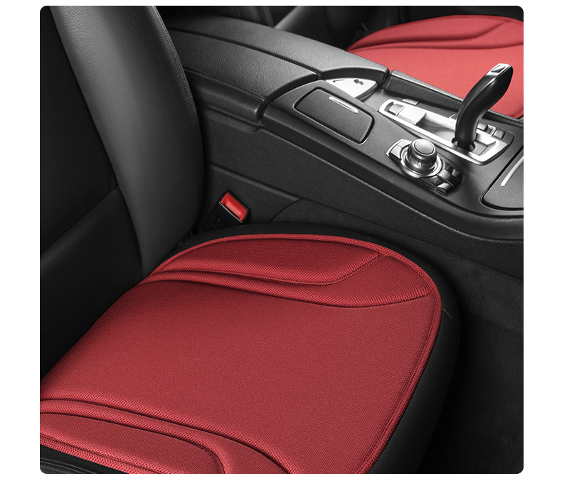 Car seat cushion and seat cover three-piece set, simple summer new model, stylish and versatile, breathable seat cushion, cross-border