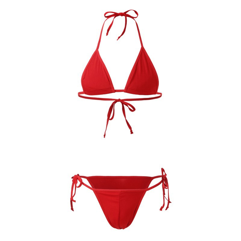 New Men's lace-up bikini sexy three-point adjustable mobile three-point bra underwear sexy suit New Men's lace-up bikini sexy three-point adjustable mobile three-point bra underwear sexy suit