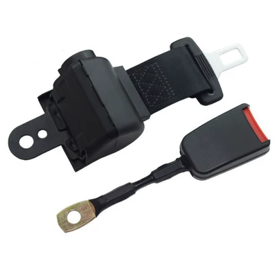 bus safety belt wholesale, Car seat belt - semi-closed-retractor-20cm-steel-wire-base