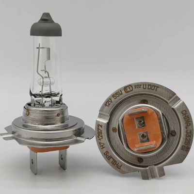 Philips Philips H7 12972 Ll 12V 55W Original Long-Life High and Low Beam Car Headlight Bulb (Ön faralar) - h7-12972-orange-base-original-standard-type