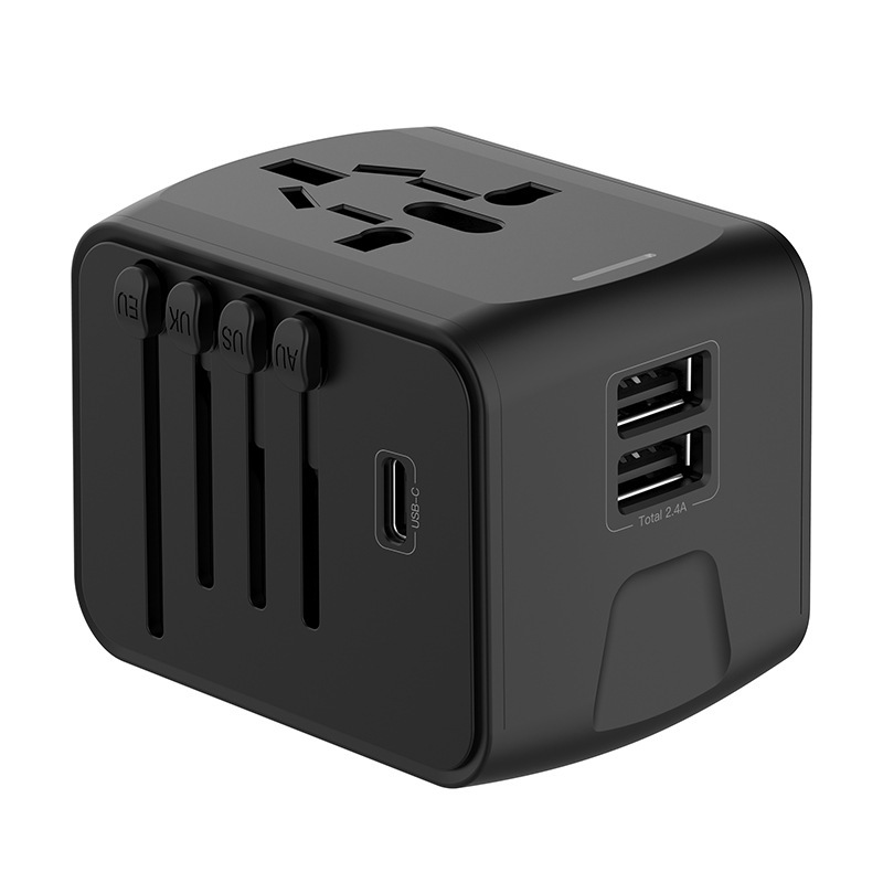 Travel Charger 2USB + 1Typec interface multi-function conversion charging base 199 American standard European standard British standard Australian standard Travel Charger 2USB + 1Typec interface multi-function conversion charging base 199 American standard European standard British standard Australian standard