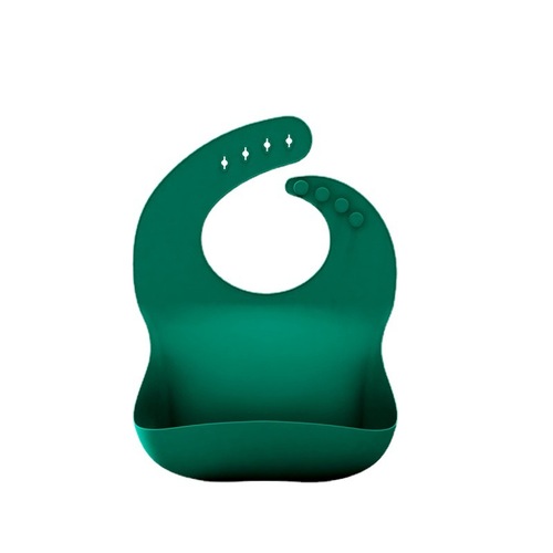 Youyou Baby Eating Bib Silicone 3D Waterproof Bib Infant Mouth Pocket with Large Opening Free Washing
