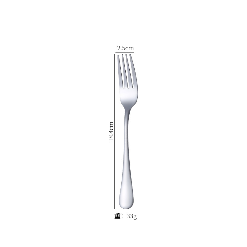 Stainless Steel Long Handle Spoon And Fork For Adults And Kids_voghion.com