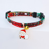 Choker, safe small bell, necklace, Christmas accessory, suitable for import, pet, kitten, cat, with snowflakes