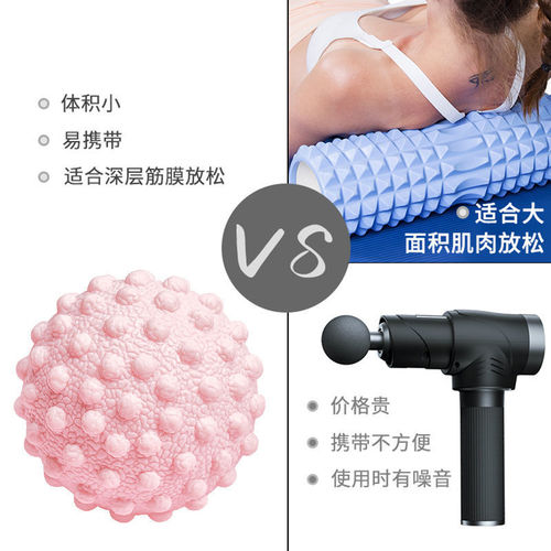 Massage Fascia Ball with Bump Massage Ball TPR Posture Master Yoga Ball Waist and Back Relaxation Foot Bottom Relaxation Massage Ball