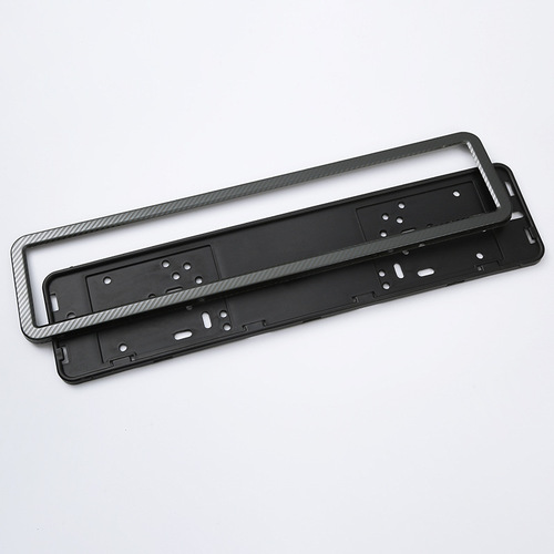 Cross-border license plate frame wholesale, multi-specification license plate frame accessories, EU standard stainless steel carbon fiber car license plate holder