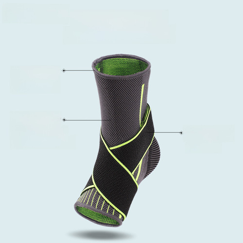 Maxda Cross-border elastic breathable knitting sports ankle strap with compression protection fitness ankle support