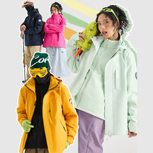 骆驼同款冲锋衣女三合一抓绒两件套防风防水保暖外套男进藏登山服