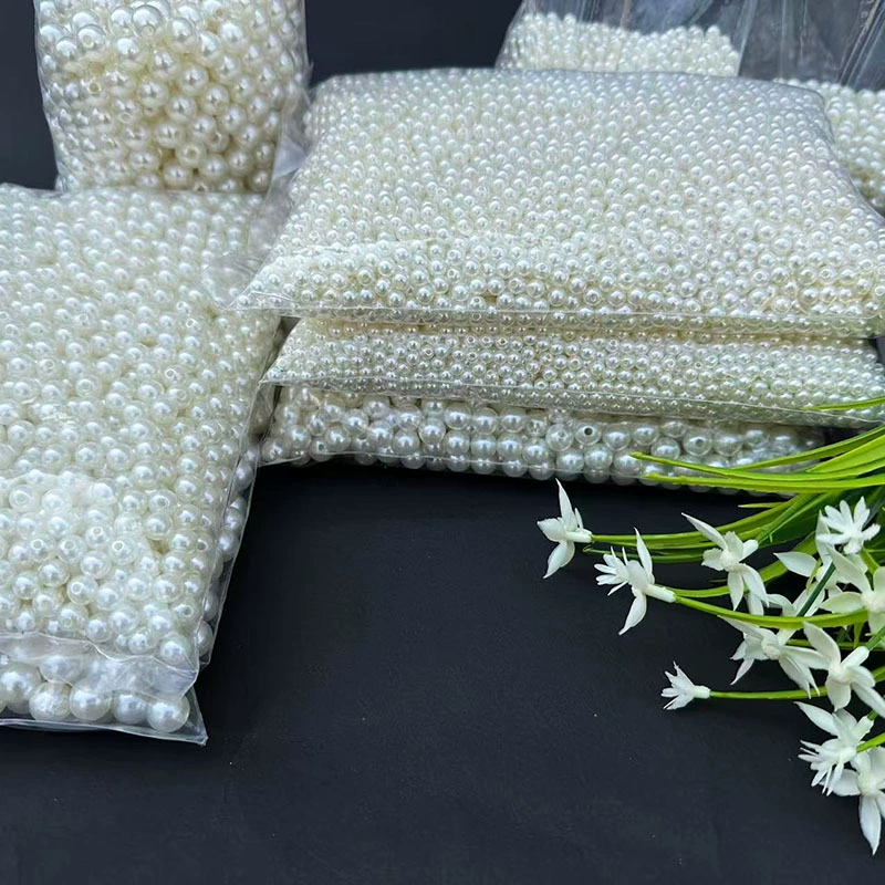 Белые бусины из жемчуга, аксессуар, материал, аксессуары