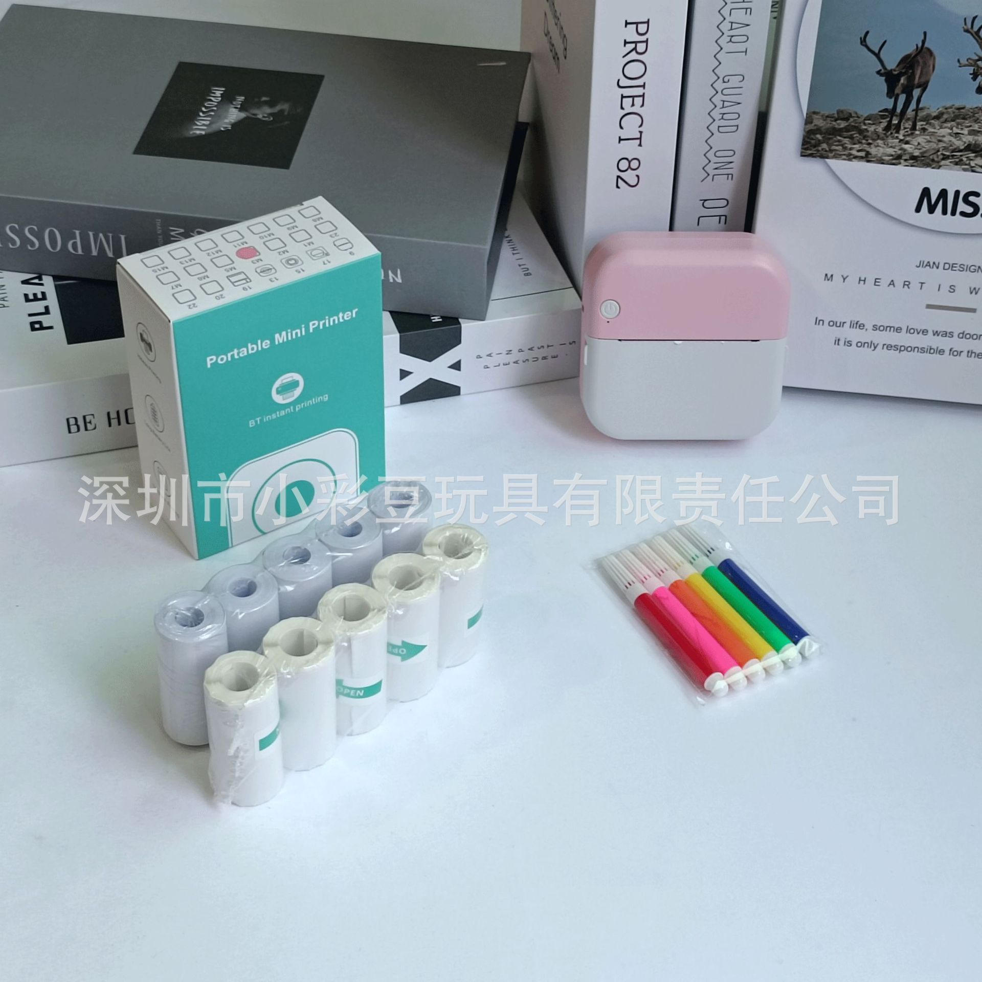 M3 파우더 + 감열지 5개 + 접착지 5개 + 컬러펜