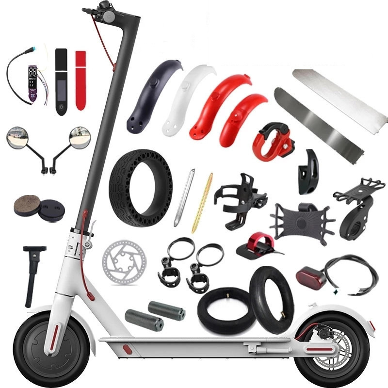 Electric scooter m365 full set of accessories small hook foot support front and rear fender headlight cover silicone