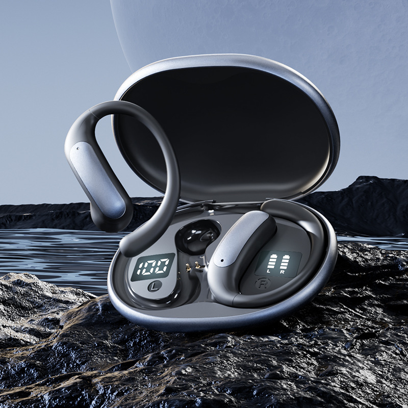 AI インテリジェントクロスボーダー新 M134 イヤーフック OWS ノンインイヤーオープン Bluetooth ヘッドセットデュアルデジタルディスプレイプライベートモデル|undefined
