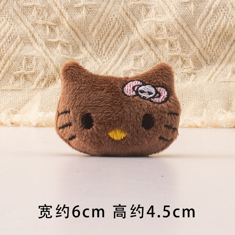 かわいいケイティぬいぐるみペンダント KT 猫ヘアアクセサリーゴムバンドヘアピン人形 DIY 服靴下帽子アクセサリー|undefined