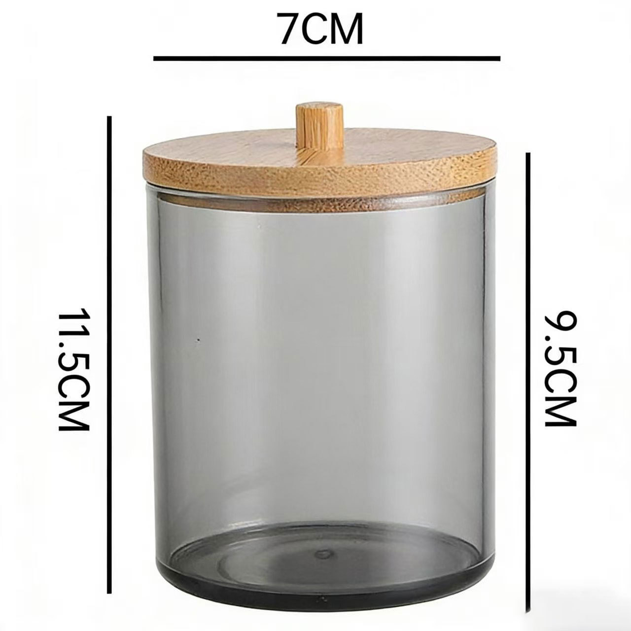 [Tienda de fábrica gris transparente] caja de almacenamiento de algodón acrílico se puede superponer portátil permeable a la ceniza para el almacenamiento de maquillaje doméstico