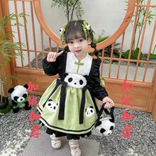 儿童洛丽塔长袖连衣裙2023春秋洋气可爱生日裙子女宝宝礼服公主裙