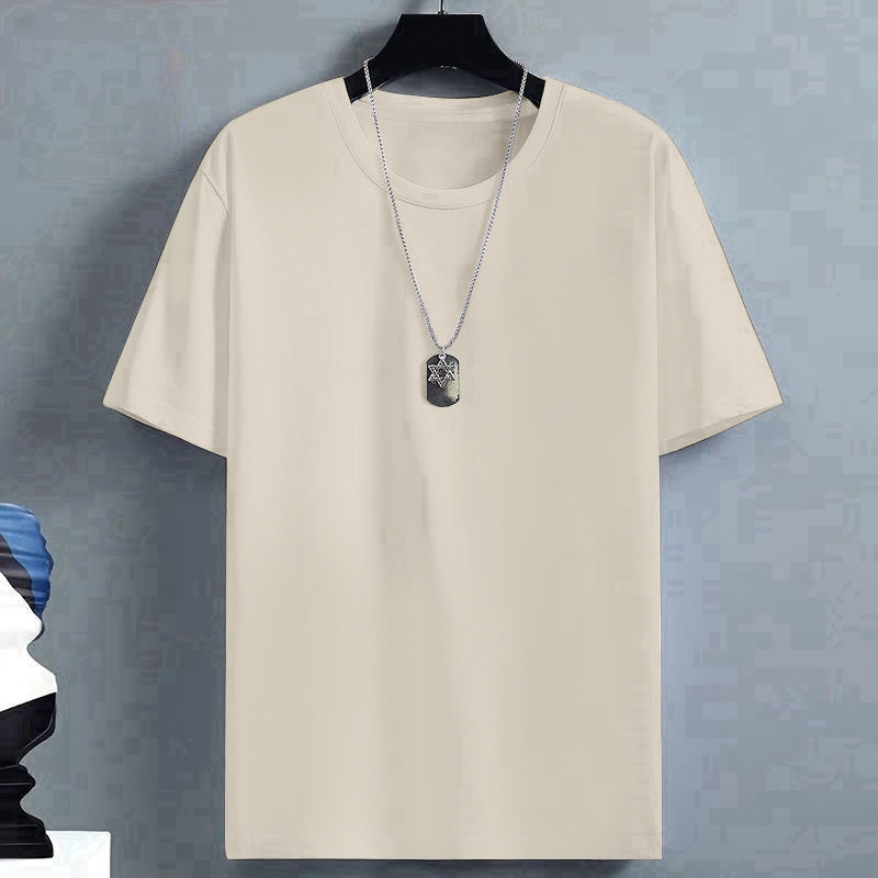 綿100%半袖Tシャツメンズ夏新作トレンドブランドアメリカンレトロルーズトレンドハンサム5分袖トップス|undefined