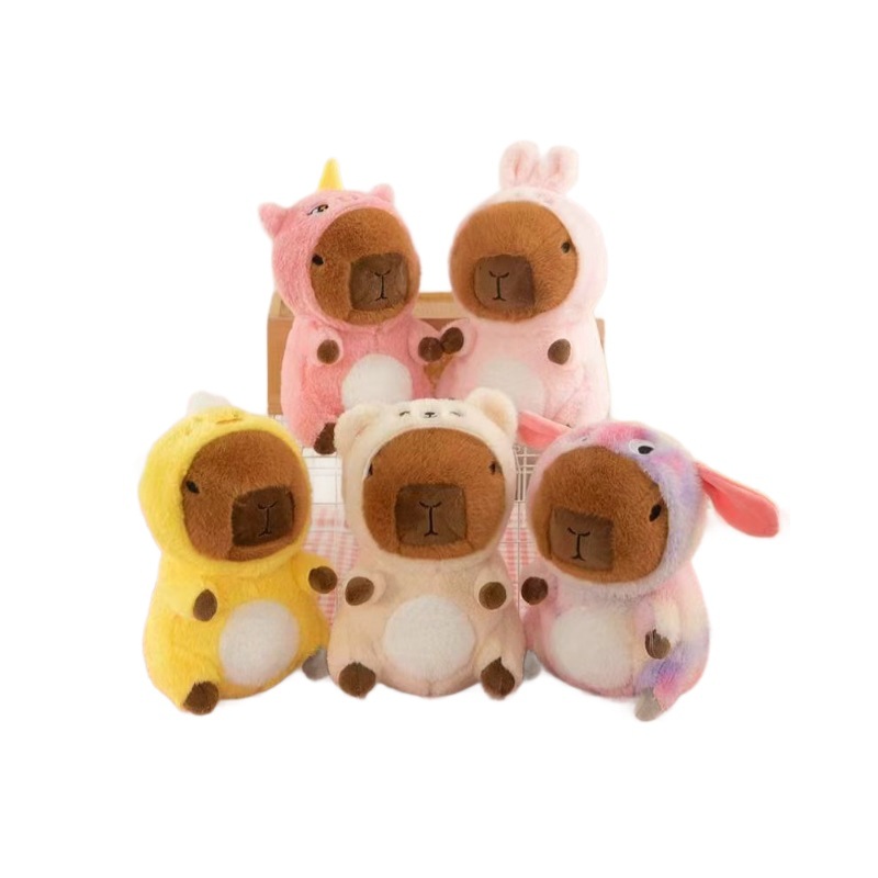 Juguetes de peluche Capibara 8 pulgadas muñecas de peluche