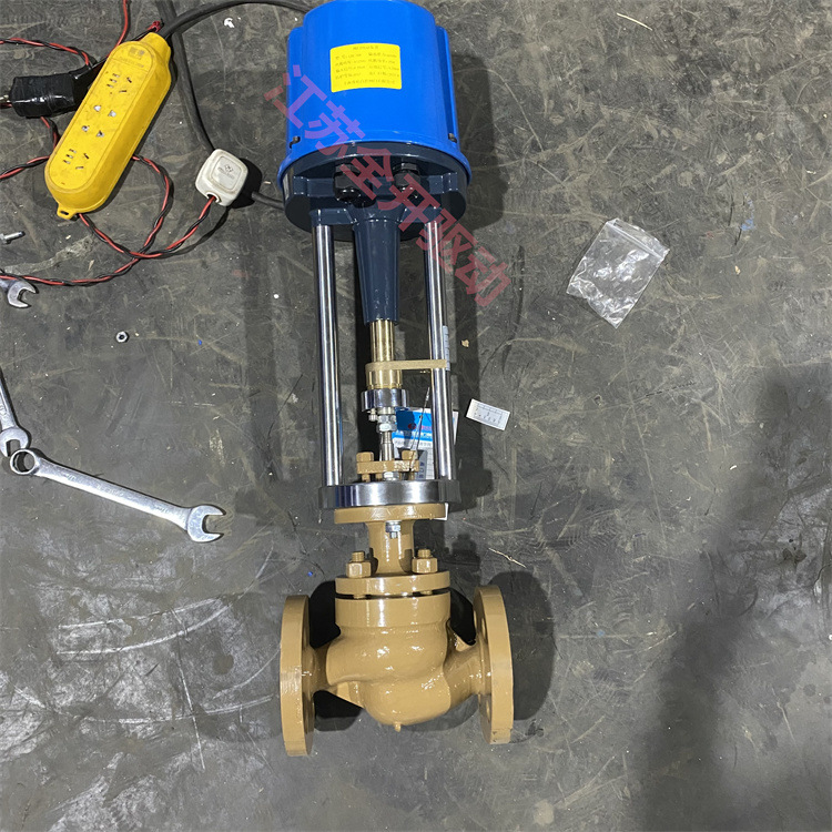 不锈钢阀体 蒸汽电动调节阀ZDLP-16P DN80  比例式压力流量控制阀