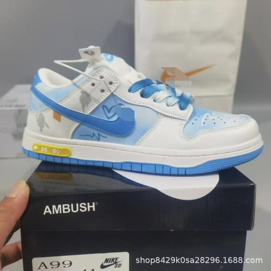 莆田纯原联名黑彩复古男女休闲学生休闲鞋运动鞋情侣板鞋高颜值