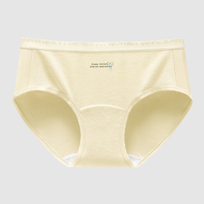 Ropa interior de mujer, algodón puro, antibacteriano, entrepierna larga, estilo fino de primavera y verano, bragas triangulares japonesas para niñas, bragas de algodón sin costuras