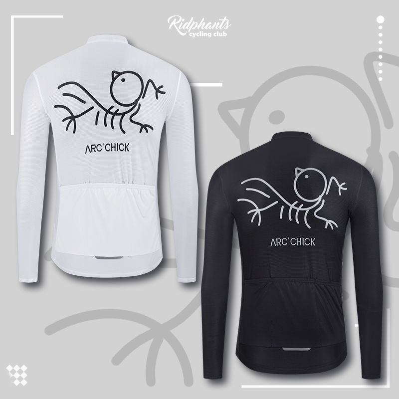 Shi Zuji Spring and Autumn and Winter Cycling Suit Thin and Fleece Long Sleeve Bicycle Suit for Men and Women Bicycle Warm