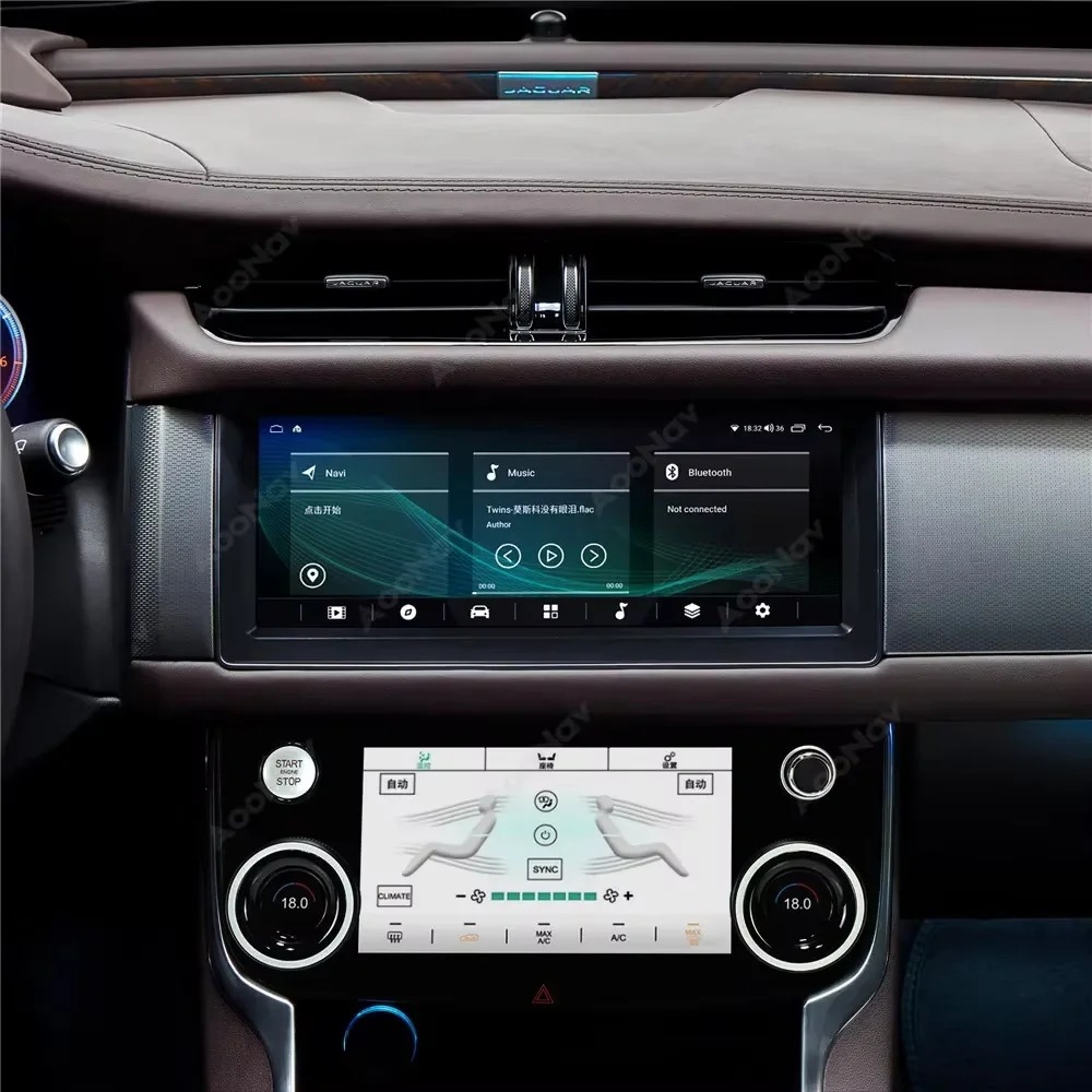 10.25 Car Radio Suitable for Jaguar Xf Xfl 2016-2019 Modified Large-Screen Carplay Navigation System