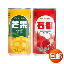 JIUR九日芒果石榴汁随身装迷你小罐网红果汁饮料韩国风味饮品