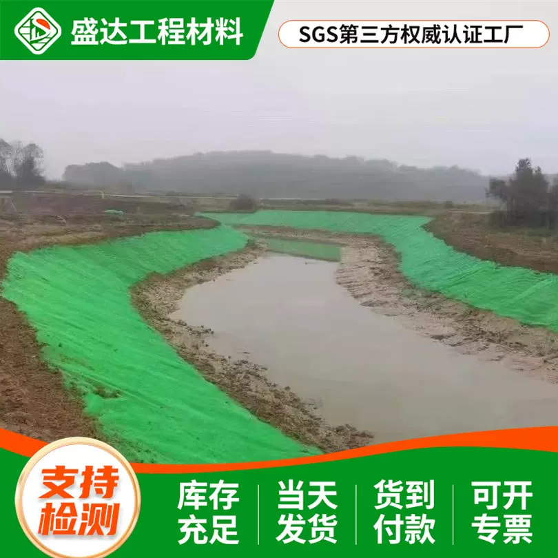 三维植被网EM2 EM3山体护坡渗水治理护坡加固植草加筋三维植被网
