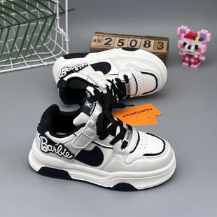 Children's Sneakers Waterproof Trendy Boys and Girls Shoes 2025 Summer New Style Medium and Large Kidsren's Casual Student Velcro Kidsren's Shoes