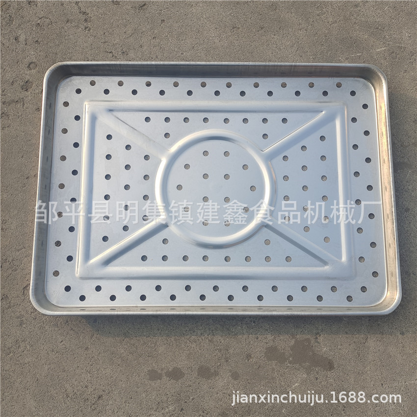 不锈钢40-60冲压盘馒头盘50-70盘米饭盘304材质果脯烘干盘