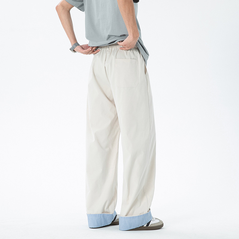 Summer silk trousers