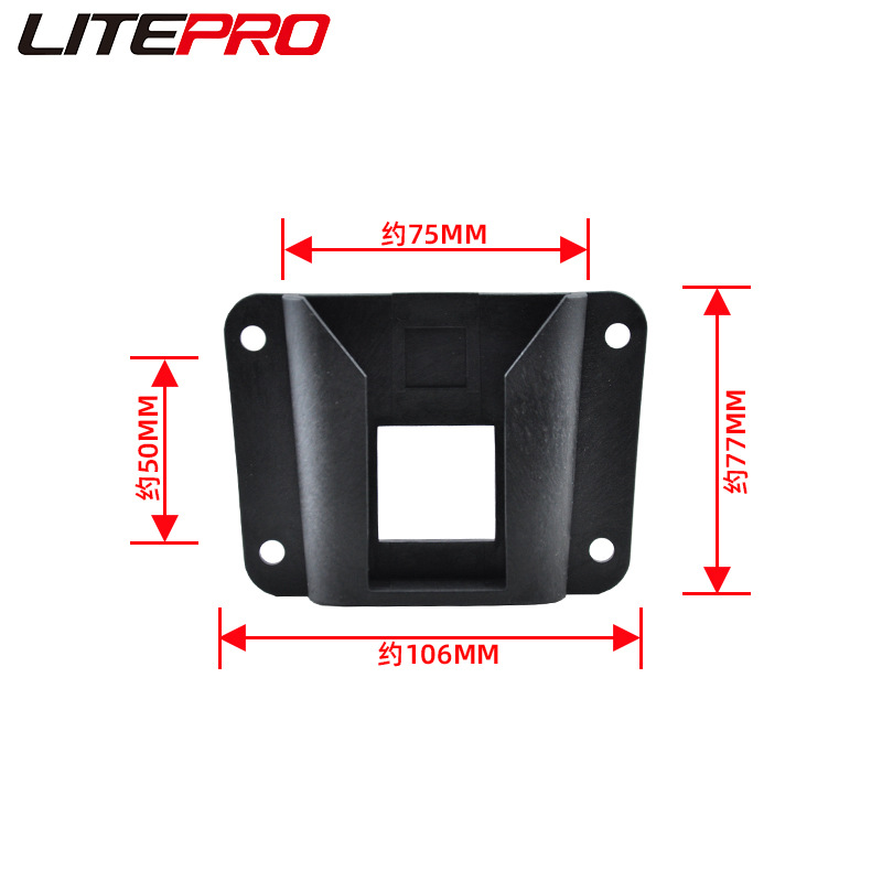 Accesorios de tela pequeña adaptador de Nariz de cerdo nariz de cerdo bolsa titular de la tarjeta hebilla bolsa de coche rack frontal titular de la tarjeta bolsa de bicicleta hebilla