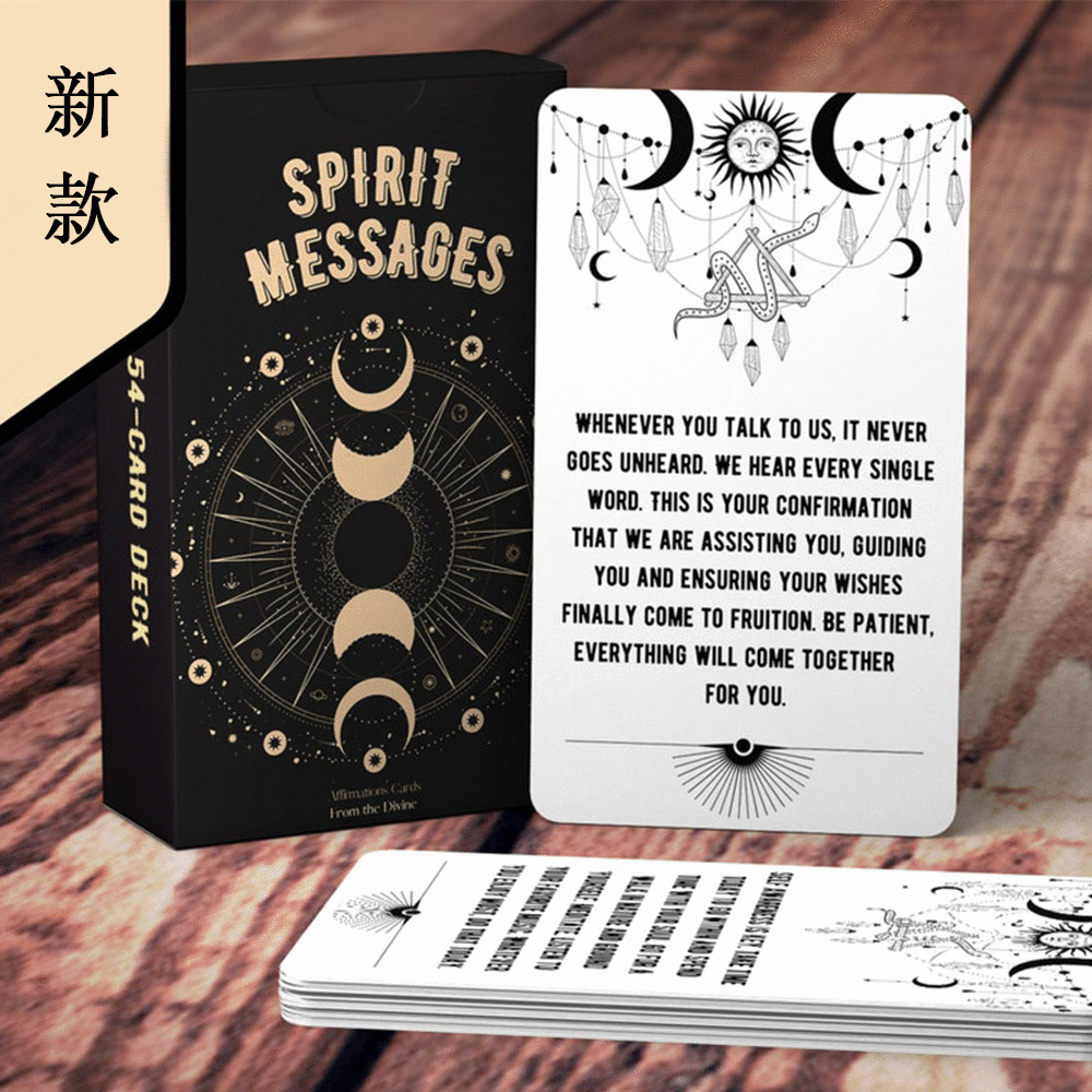 2022 New Cross-Border Spirit Messages Oracle Cards Tarot Deck_voghion.com