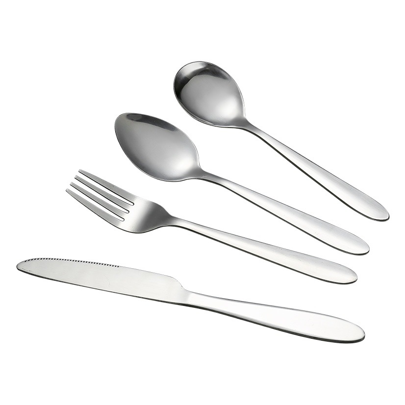 Cross-Border Amazon 1010 Stainless Steel Tableware Set Western Restaurant Titanium-Plated Steak Knife, Fork and Spoon Gift Box Wholesale