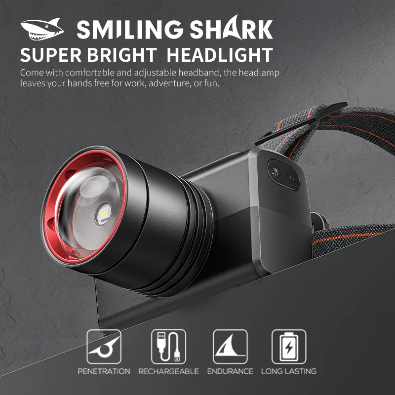 New cross-border strong-balanced headlight charging zoom