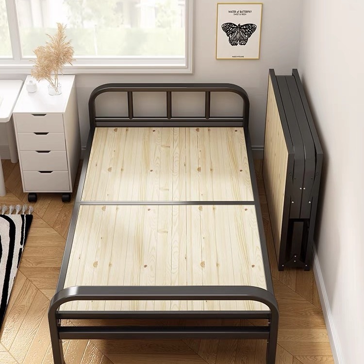 折叠床单人床家用加床成人80公分简易小床宿舍午休办公室硬板铁床