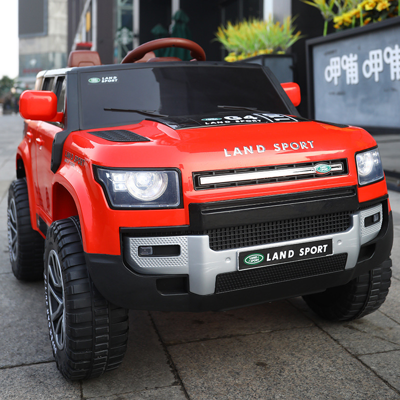 El coche eléctrico para niños de Yatoon se puede sentar para hombres y mujeres, vehículo todoterreno de control remoto de doble tracción, música eléctrica de litio, luces eléctricas para jugar.