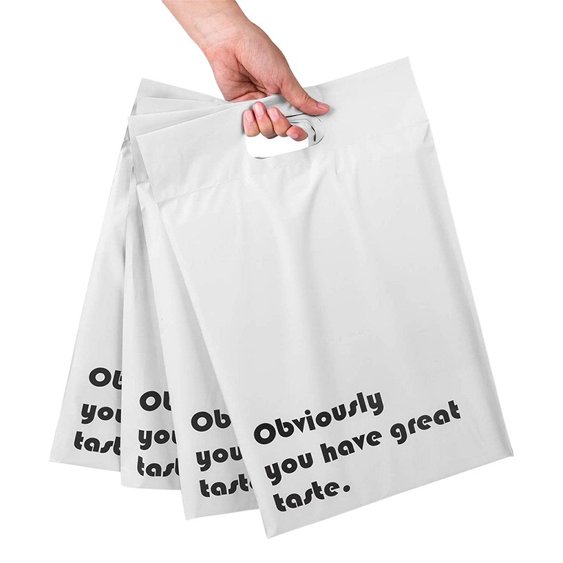 Bolsa de mensajería portátil rosa bolsa de mensajería impermeable gruesa bolsa de embalaje de ropa bolsa de embalaje de impresión de dibujos animados al por mayor