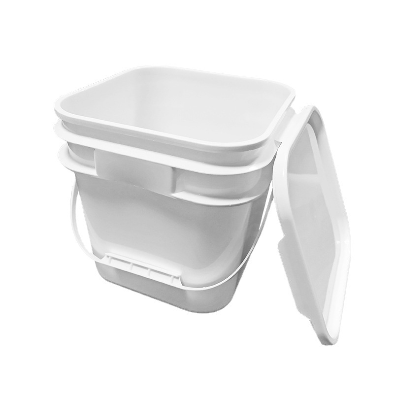 供应 5L正方形塑料桶  正方形包装桶  5升方形塑料桶