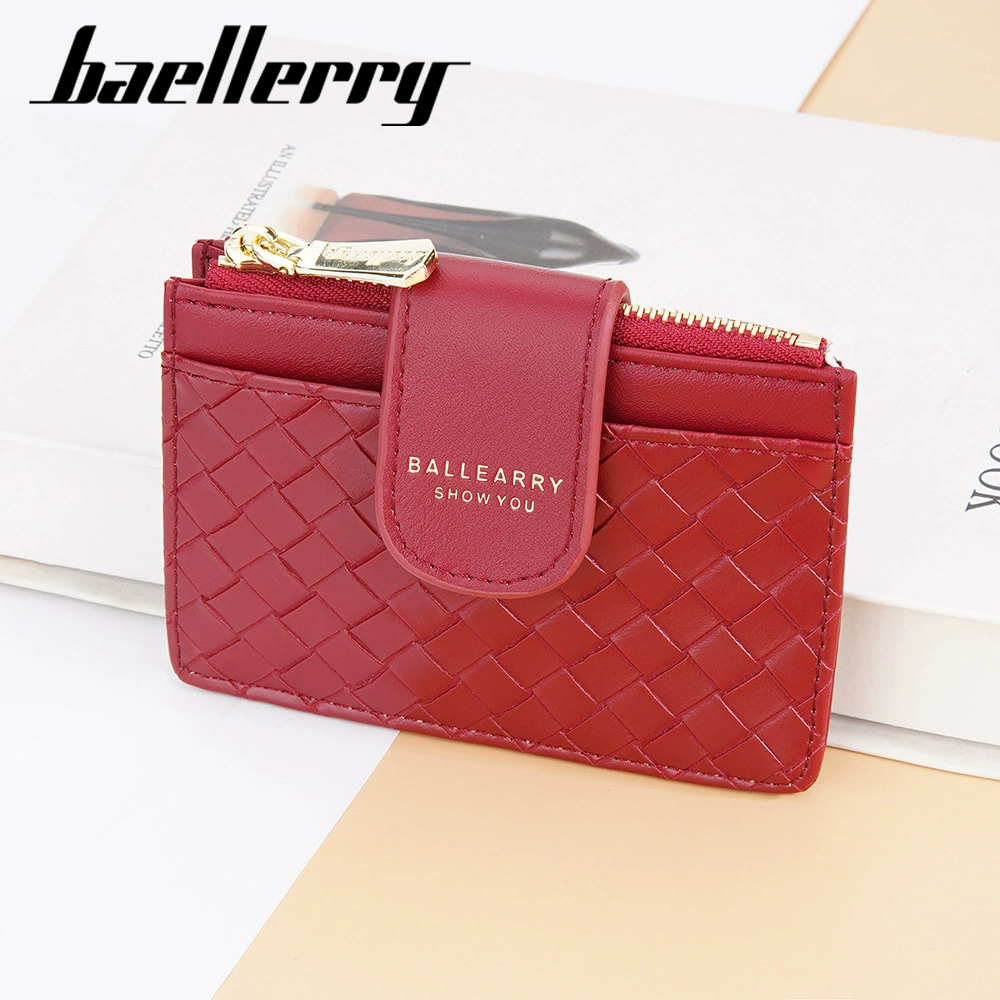 Новый кошелек Baellerry для дам, корейская версия, переплетенная молния, карманы, простой легкий держатель карт, женский