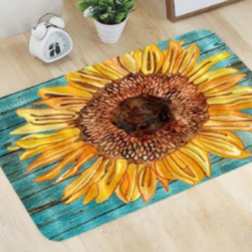 Alfombra de suelo de Navidad transfronteriza puerta de entrada alfombra de suelo de puerta de cocina alfombra de suelo de absorción de agua antideslizante alfombra de suelo antisucia en stock