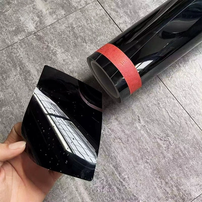 Car paint protective film coat free baking - tph-piano-black-15215m-basf-substrate