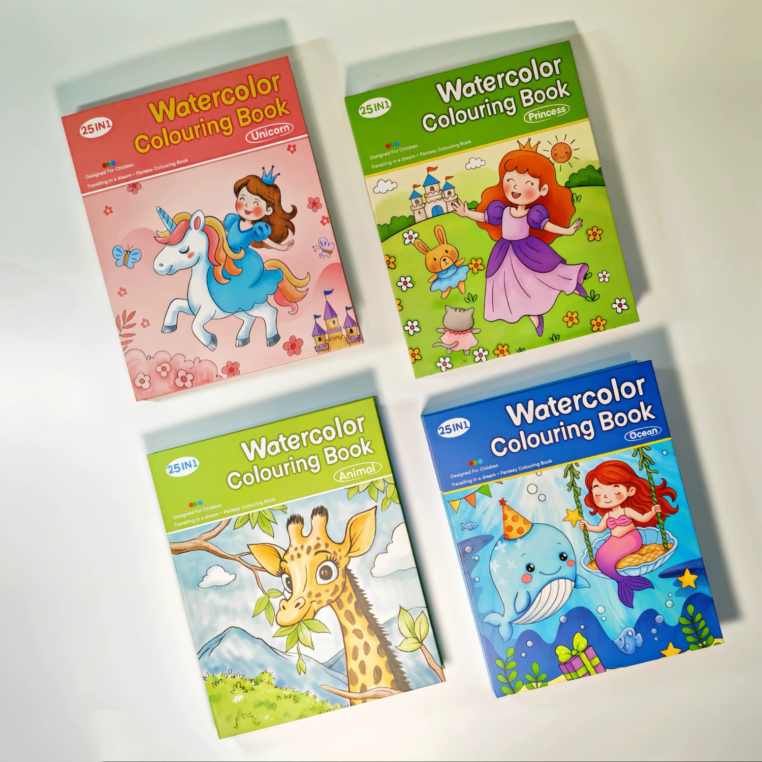 Водяные краски, раскраска-предмет для мультфильмов, книга с иллюстрациями, фотоальбом