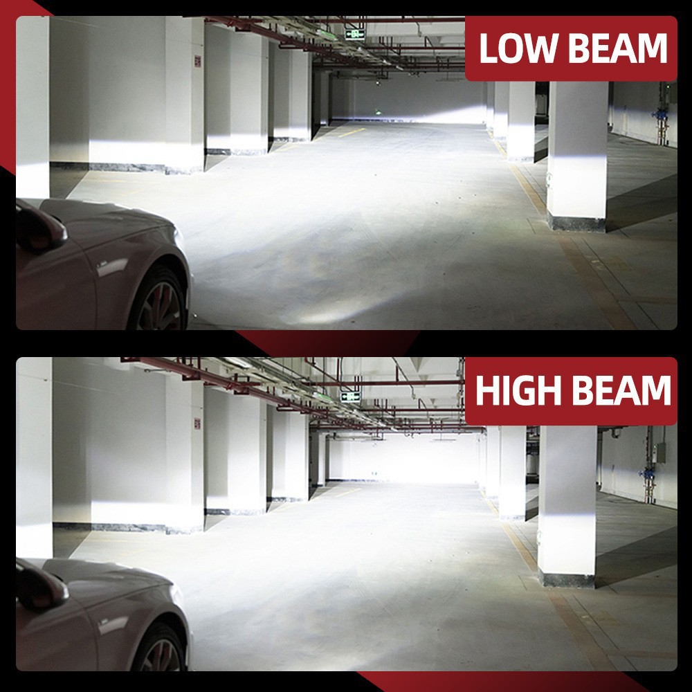 High-Power Three-Copper-Tube Led Car Headlight H7 Super Bright H4 High and Low Beam Integrated Led Car Light Suitable for All Car Models
